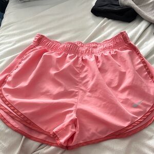 Nike Women's Coral Pink Athletic Shorts